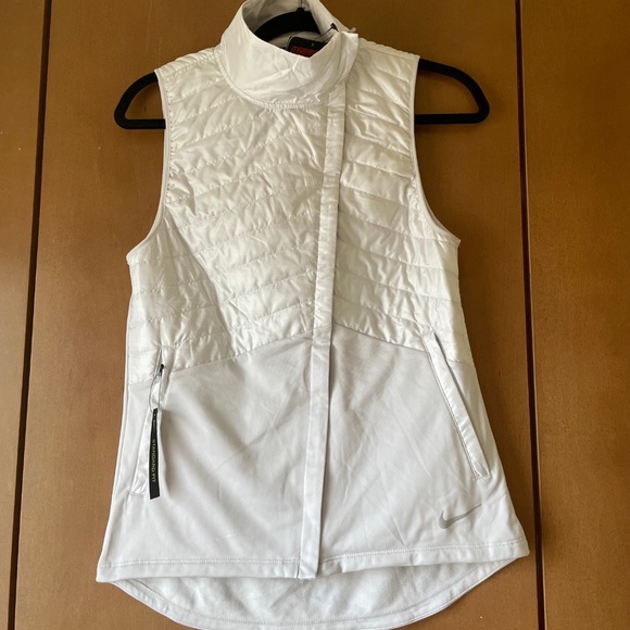 Nike Thermore Quilted Mock Neck Running Vest SMALL - Picture 1 of 13
